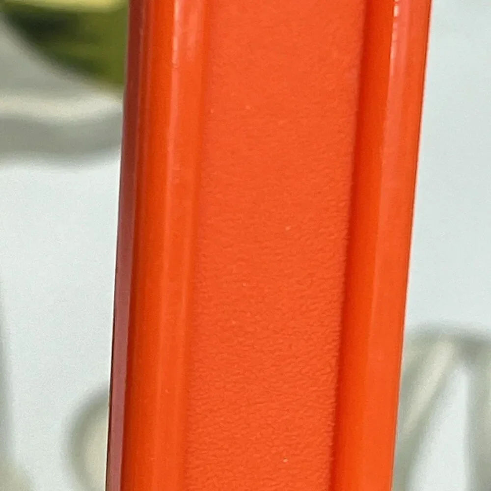 VINTAGE 1970s MCM Salad Serving Utensils Orange Melamine Spoon Slotted Fork